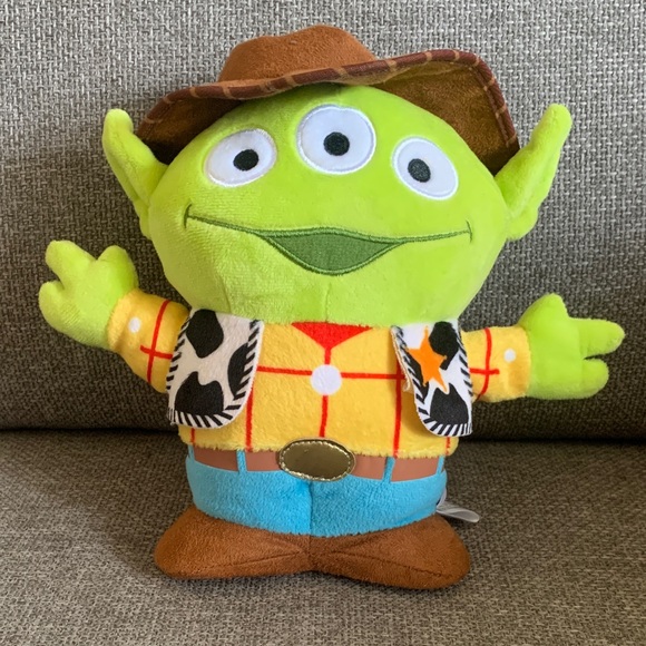 Disney Pixar Toy Story Alien Remix Woody 8.5” Plush Stuffed Toy - Picture 1 of 5
